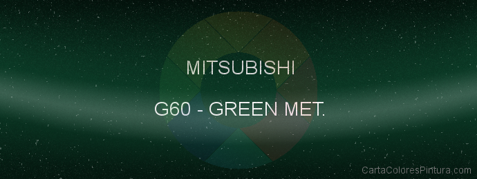 Pintura Mitsubishi G60 Green Met.