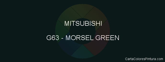 Pintura Mitsubishi G63 Morsel Green