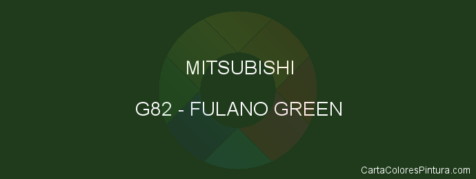 Pintura Mitsubishi G82 Fulano Green