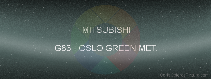 Pintura Mitsubishi G83 Oslo Green Met.