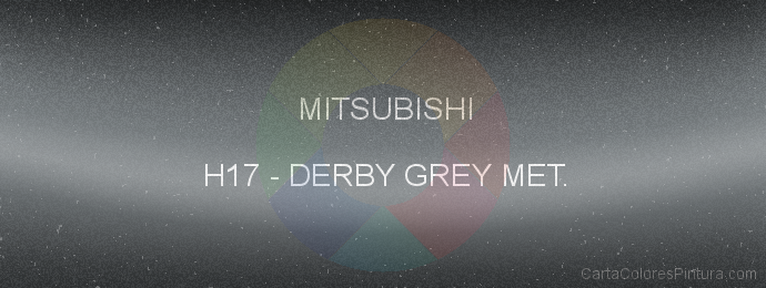 Pintura Mitsubishi H17 Derby Grey Met.