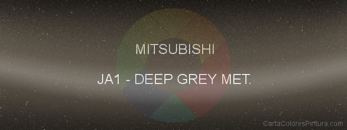 Pintura Mitsubishi JA1 Deep Grey Met.