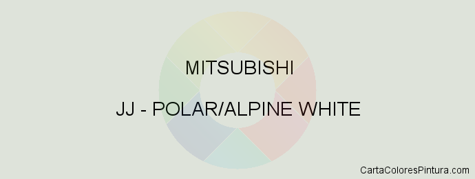 Pintura Mitsubishi JJ Polar/alpine White