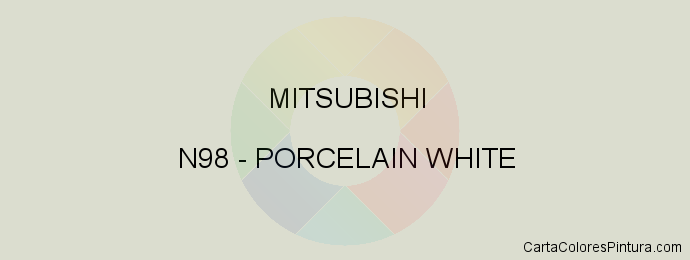 Pintura Mitsubishi N98 Porcelain White