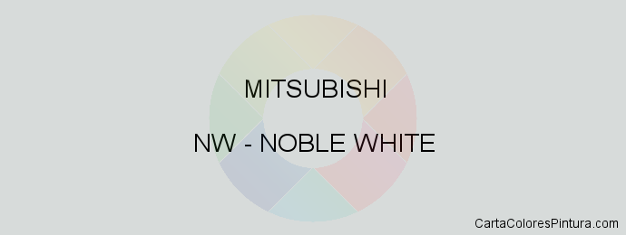Pintura Mitsubishi NW Noble White