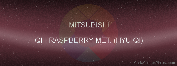 Pintura Mitsubishi QI Raspberry Met. (hyu-qi)