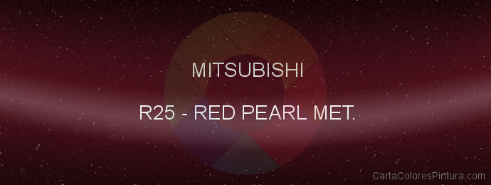 Pintura Mitsubishi R25 Red Pearl Met.