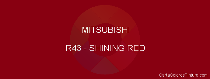 Pintura Mitsubishi R43 Shining Red