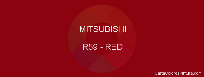 Pintura Mitsubishi R59 Red