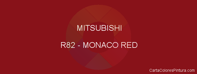 Pintura Mitsubishi R82 Monaco Red