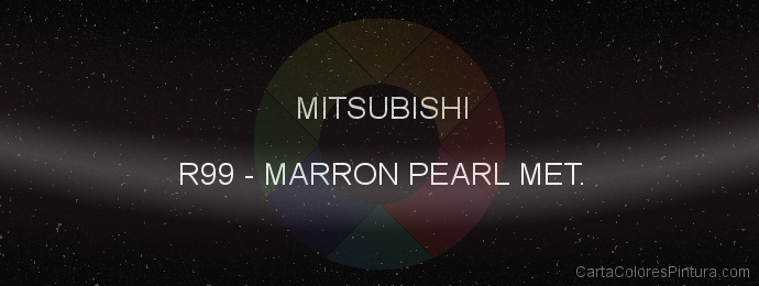 Pintura Mitsubishi R99 Marron Pearl Met.