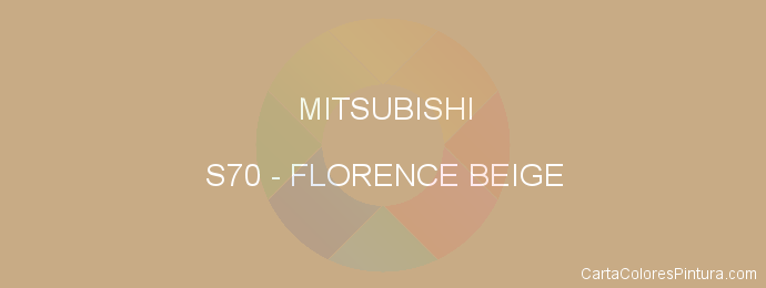 Pintura Mitsubishi S70 Florence Beige