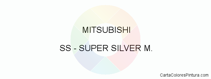 Pintura Mitsubishi SS Super Silver M.