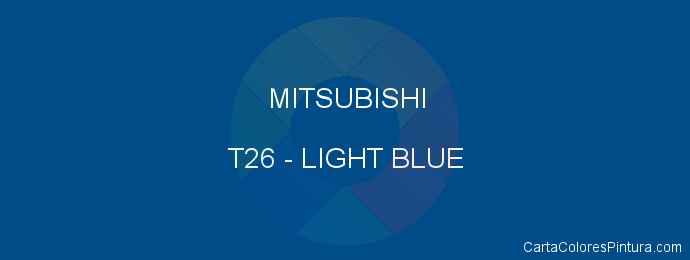 Pintura Mitsubishi T26 Light Blue
