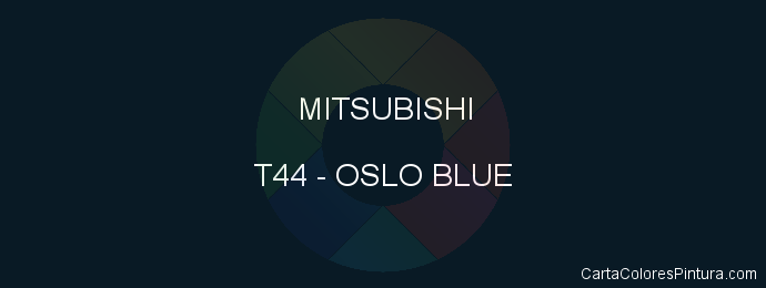 Pintura Mitsubishi T44 Oslo Blue