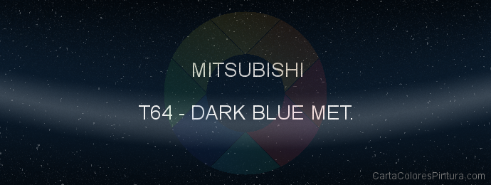 Pintura Mitsubishi T64 Dark Blue Met.