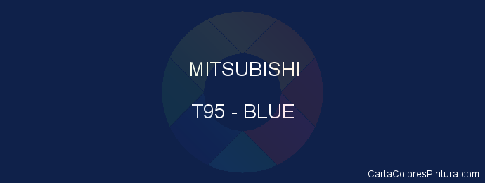 Pintura Mitsubishi T95 Blue