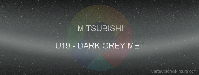 Pintura Mitsubishi U19 Dark Grey Met