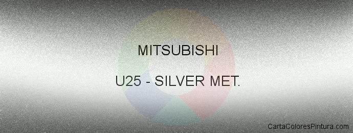Pintura Mitsubishi U25 Silver Met.