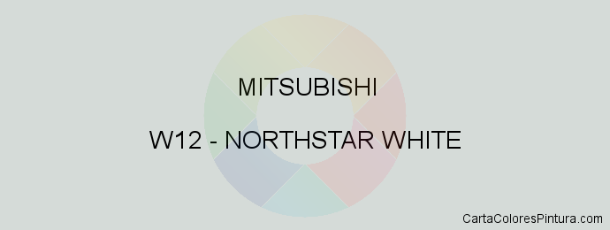 Pintura Mitsubishi W12 Northstar White
