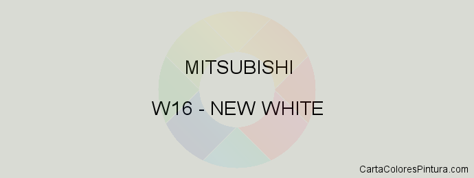 Pintura Mitsubishi W16 New White