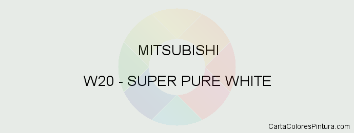 Pintura Mitsubishi W20 Super Pure White