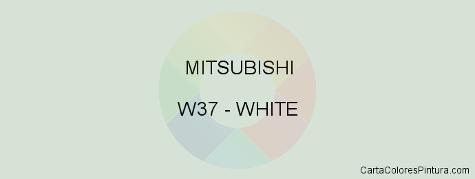 Pintura Mitsubishi W37 White