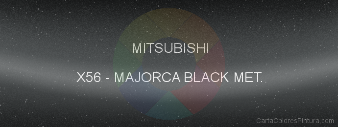Pintura Mitsubishi X56 Majorca Black Met.