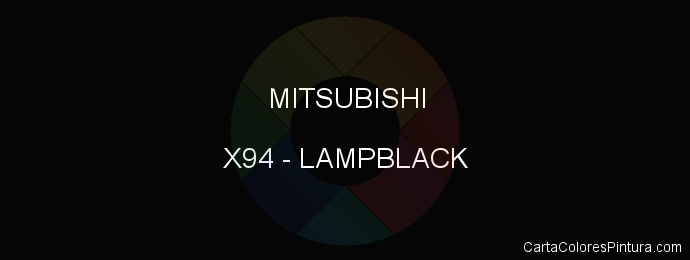 Pintura Mitsubishi X94 Lampblack