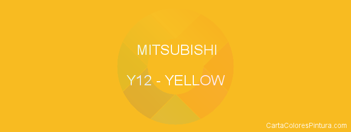 Pintura Mitsubishi Y12 Yellow