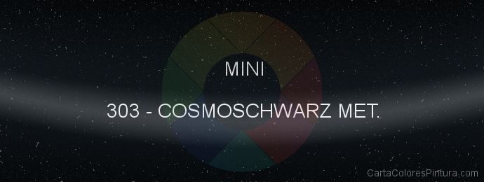 Pintura Mini 303 Cosmoschwarz Met.