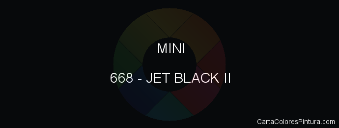 Pintura Mini 668 Jet Black Ii