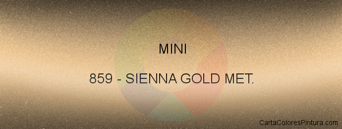 Pintura Mini 859 Sienna Gold Met.