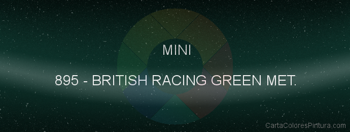 Pintura Mini 895 British Racing Green Met.