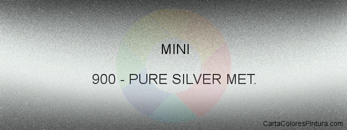 Pintura Mini 900 Pure Silver Met.