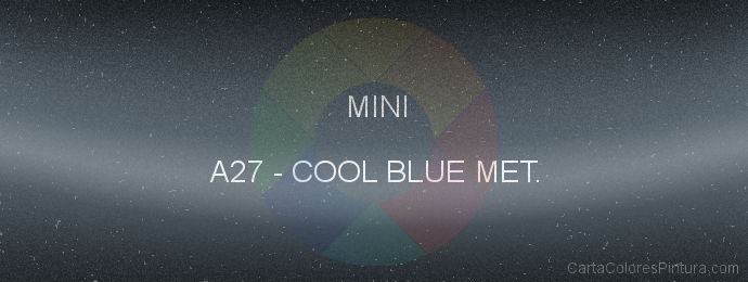 Pintura Mini A27 Cool Blue Met.