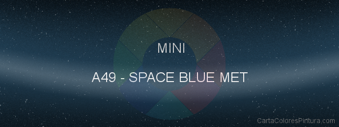 Pintura Mini A49 Space Blue Met