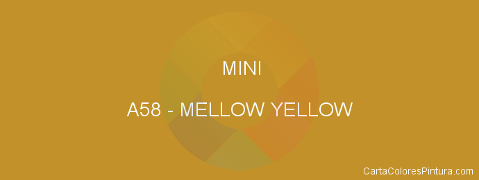 Pintura Mini A58 Mellow Yellow