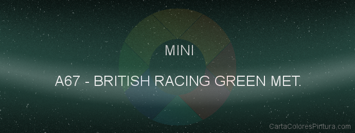 Pintura Mini A67 British Racing Green Met.