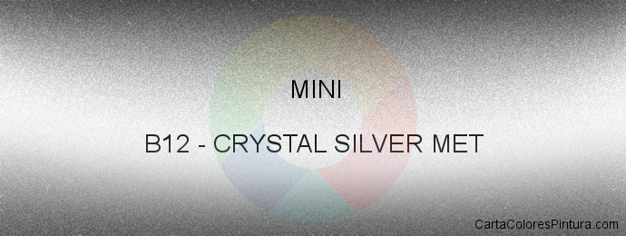 Pintura Mini B12 Crystal Silver Met