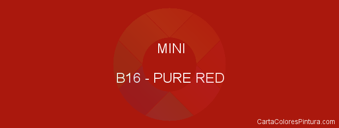 Pintura Mini B16 Pure Red