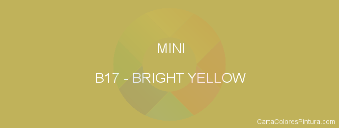 Pintura Mini B17 Bright Yellow