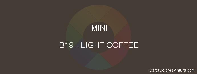 Pintura Mini B19 Light Coffee