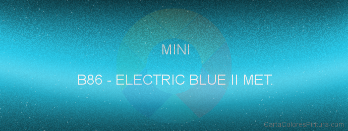 Pintura Mini B86 Electric Blue Ii Met.