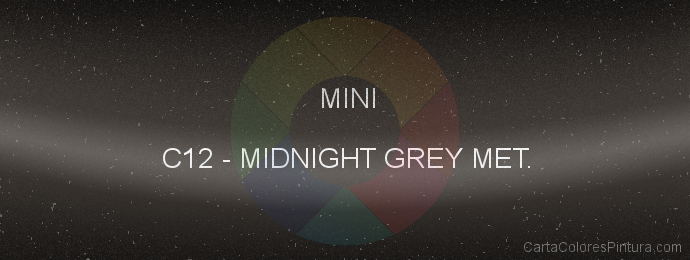 Pintura Mini C12 Midnight Grey Met.