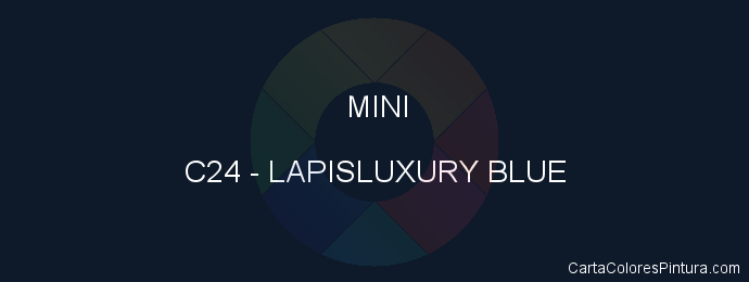 Pintura Mini C24 Lapisluxury Blue