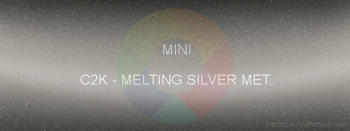 Pintura Mini C2K Melting Silver Met.
