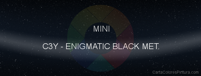 Pintura Mini C3Y Enigmatic Black Met.