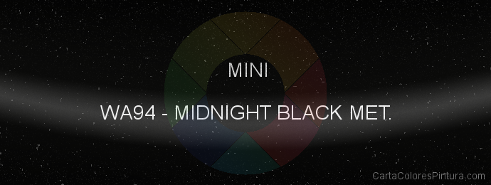 Pintura Mini WA94 Midnight Black Met.