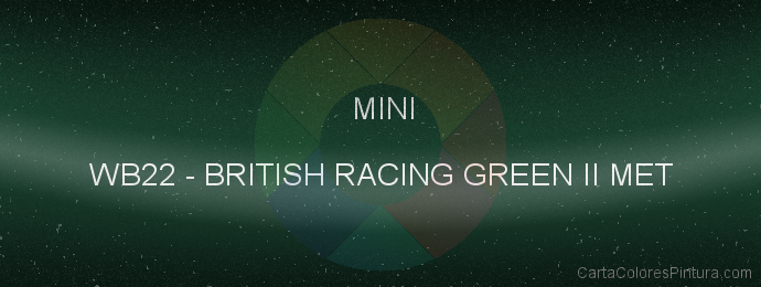 Pintura Mini WB22 British Racing Green Ii Met